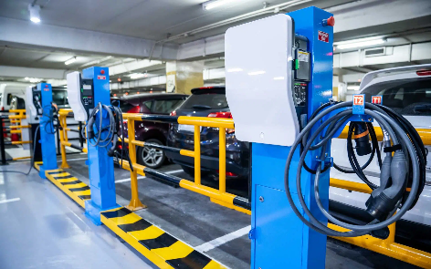 Commercial EV Charging Station at malls offices India